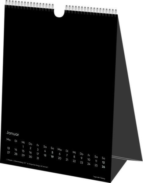 'Creative Line Tischaufsteller hoch 2025 - Kreativ-Kalender - DIY 