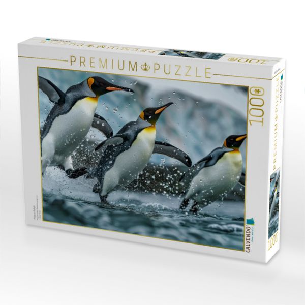 Produktbild: CALVENDO Puzzle Pinguin Ballett | 1000 Teile Lege-Gr&ouml;&szlig;e 64x48cm Foto-Puzzle f&uuml;r gl&uuml;ckliche Stunden