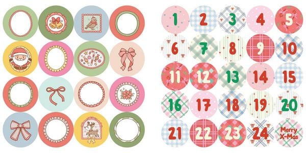 Produktbild: Sticker Love: Kawaii Christmas &ndash; &Uuml;ber 300 Etiketten und Aufkleber mit beschreibbarer Oberfl&auml;che