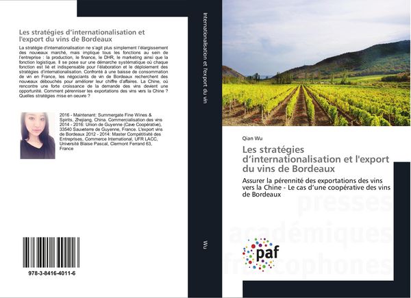 Produktbild: Les strat&eacute;gies d'internationalisation et l'export du vins de Bordeaux