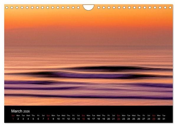 Produktbild: Waves in Cornwall (Wall Calendar 2026 DIN A4 landscape), CALVENDO 12 Month Wall Calendar