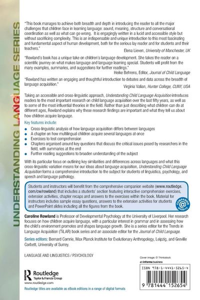 Produktbild: Understanding Child Language Acquisition