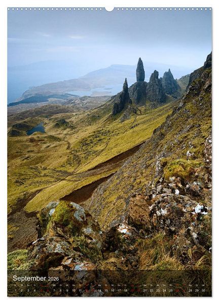 Produktbild: Schottland: Highlands und die Isle of Skye (Wandkalender 2026 DIN A2 hoch), CALVENDO Monatskalender