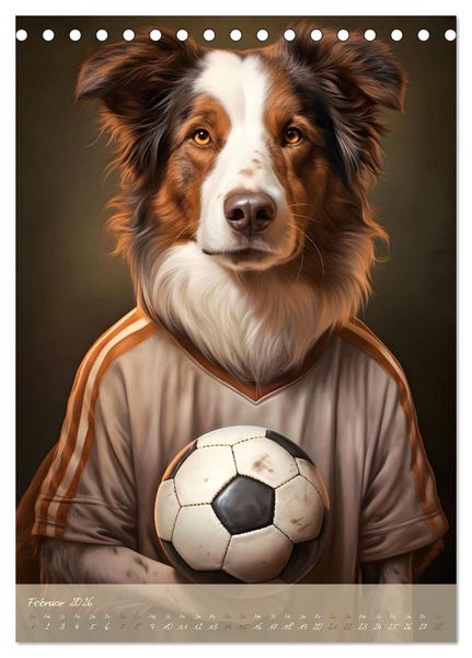 Produktbild: CHARAKTIERE Hunde mit Profil (Tischkalender 2026 DIN A5 hoch), CALVENDO Monatskalender