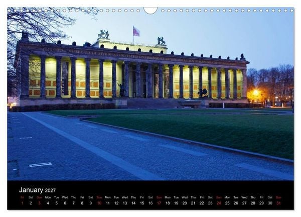 Produktbild: Evening Walk through Berlin (Wall Calendar 2027 DIN A3 landscape), CALVENDO 12 Month Wall Calendar
