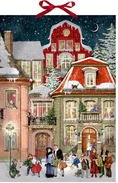 Produktbild: Wand-Adventskalender &ndash; In der Weihnachtsgasse