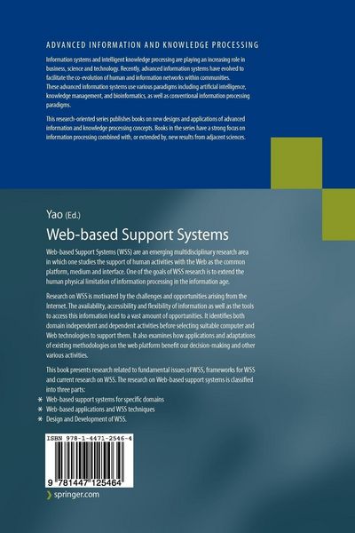 Produktbild: Web-based Support Systems