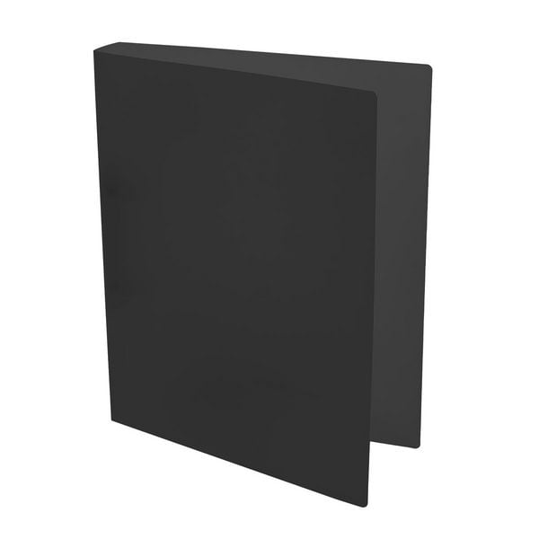 Produktbild: Idena Ringbuch PP 2 Ringe 35mm transluzent schwarz DIN A4