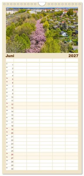 Produktbild: Familienplaner 2027 - Berlin - Reise durch die deutsche Geschichte mit 5 Spalten (Wandkalender, 21 x 45 cm) CALVENDO