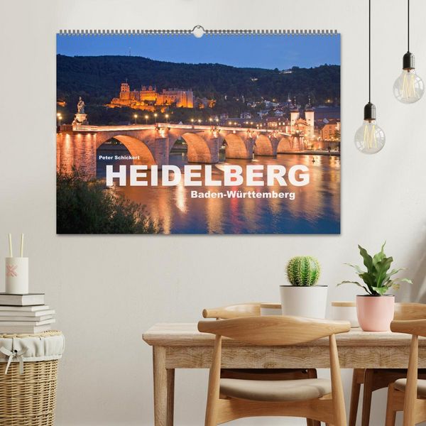 Produktbild: Heidelberg - Baden-W&uuml;rttemberg (Wandkalender 2026 DIN A2 quer), CALVENDO Monatskalender