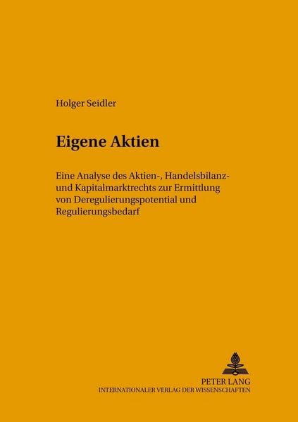 Produktbild: Eigene Aktien