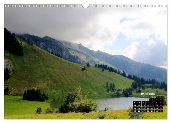 Produktbild: Les paysages de montagne Haute-Savoie (Calendrier mural 2026 DIN A3 vertical), CALVENDO calendrier mensuel