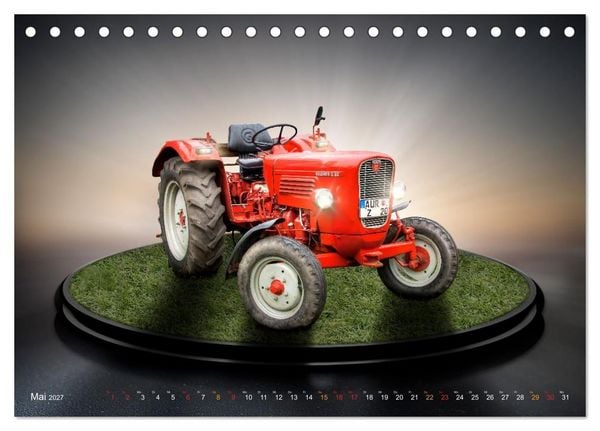 Produktbild: Traktor - Giganten (Tischkalender 2027 DIN A5 quer), CALVENDO Monatskalender