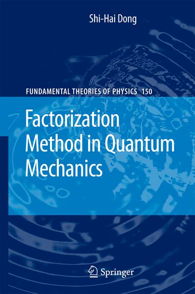 Produktbild: Factorization Method in Quantum Mechanics