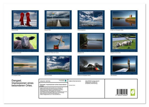 Produktbild: Dangast. Impressionen eines besonderen Ortes. (Wandkalender 2026 DIN A3 quer), CALVENDO Monatskalender