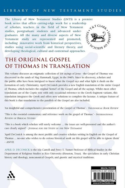 Produktbild: The Original Gospel of Thomas in Translation