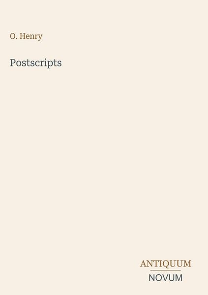 Produktbild: Postscripts