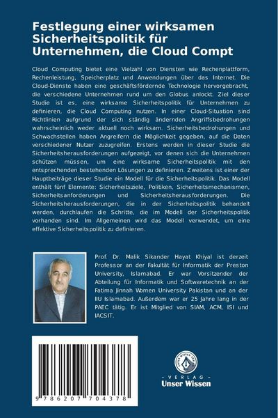 Produktbild: Festlegung einer wirksamen Sicherheitspolitik f&uuml;r Unternehmen, die Cloud Compt