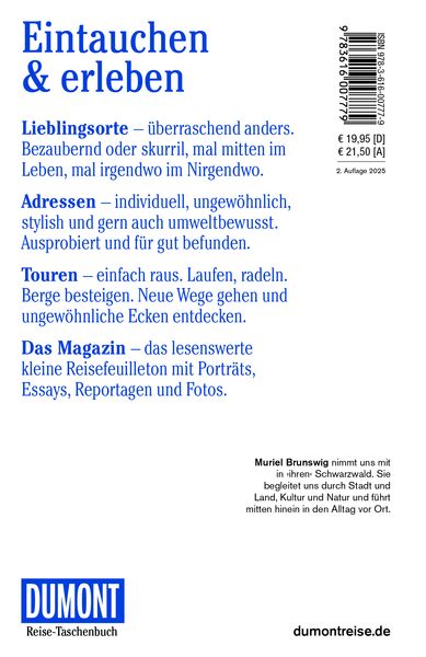 Produktbild: DUMONT Reise-Taschenbuch Reiseführer Schwarzwald