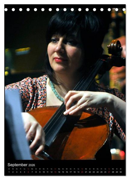 Produktbild: Jazz Frauen 2026 (Tischkalender 2026 DIN A5 hoch), CALVENDO Monatskalender
