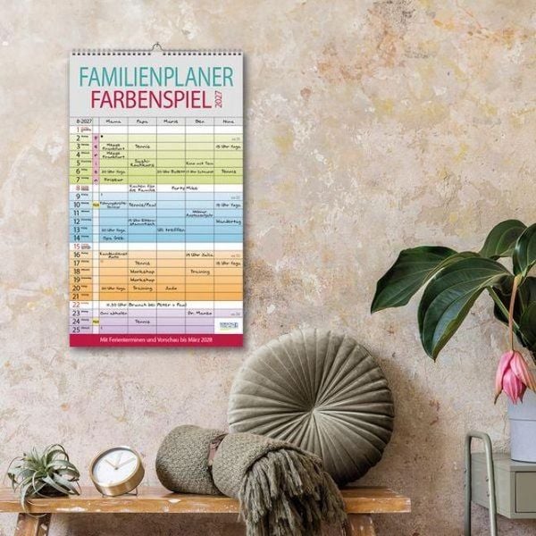Produktbild: Familienplaner Farbenspiel 2027