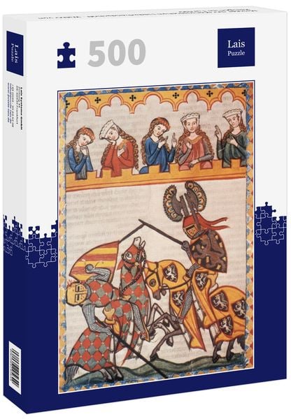 Lais Puzzle Meister der Manessischen Liederhandschrift - Walter von Klingen im Turnier 500 Teile