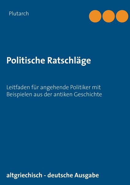 Produktbild: Politische Ratschl&auml;ge
