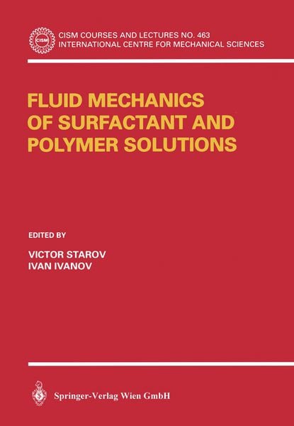 Produktbild: Fluid Mechanics of Surfactant and Polymer Solutions