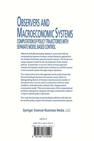 Produktbild: Observers and Macroeconomic Systems