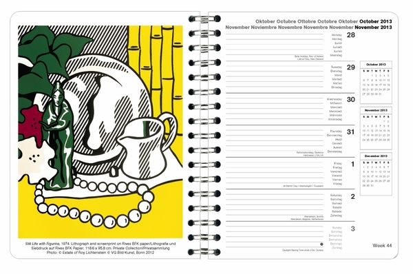 Produktbild: Roy Lichtenstein, Buchkalender 2013