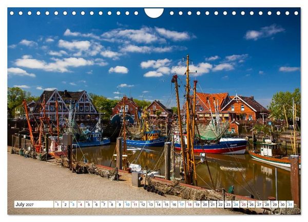 Produktbild: The German North Sea coast (Wall Calendar 2027 DIN A4 landscape), CALVENDO 12 Month Wall Calendar