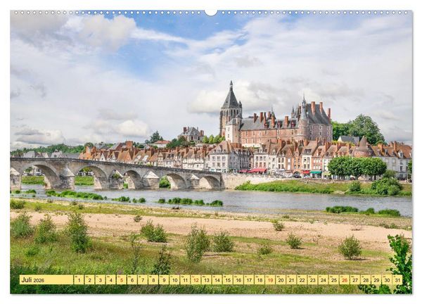Produktbild: Ch&acirc;teaux. Im Tal der Loire (hochwertiger Premium Wandkalender 2026 DIN A2 quer), Kunstdruck in Hochglanz