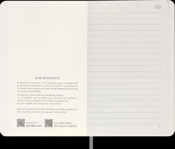 Produktbild: Moleskine Smart Notebook, Pocket, Ruled, Black, Soft Cover (3.5 x 5.5)