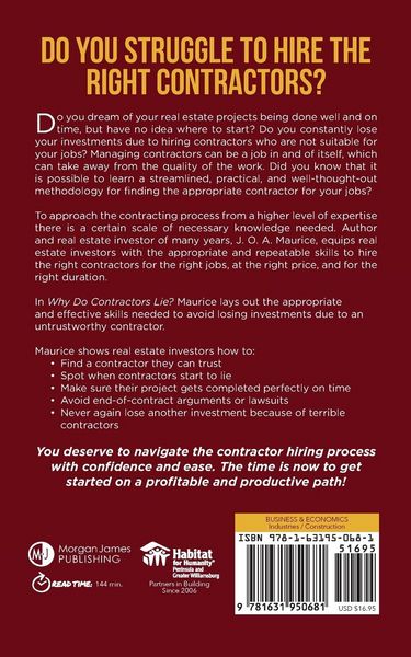 Produktbild: Why Do Contractors Lie?