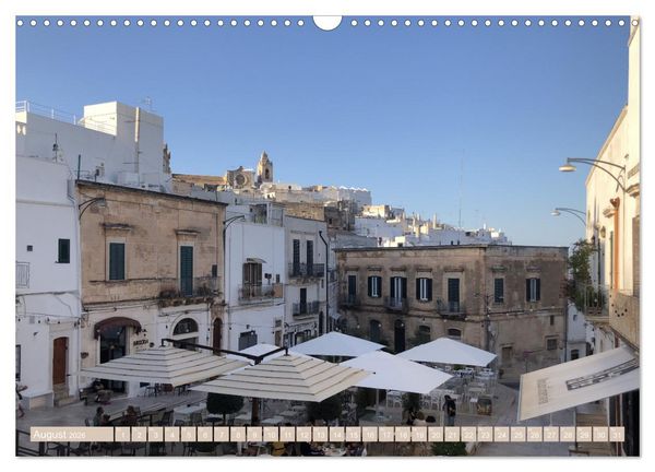 Produktbild: Ostuni - Apuliens wei&szlig;e Stadt (Wandkalender 2026 DIN A3 quer), CALVENDO Monatskalender