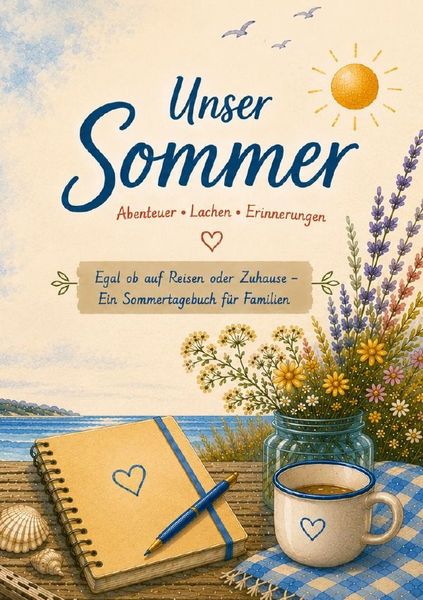 Produktbild: Unser Sommer - Familien-Erinnerungsbuch zum Ausf&uuml;llen