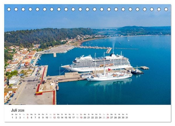 Produktbild: KATAKOLON - Griechenlands sch&ouml;nste Hafenstadt (Tischkalender 2026 DIN A5 quer), CALVENDO Monatskalender