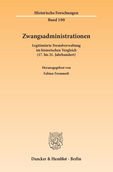 Produktbild: Zwangsadministrationen.