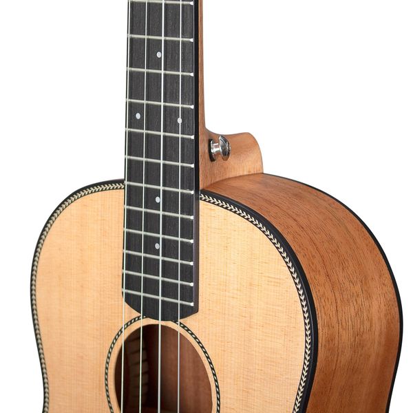 Produktbild: Baritone Ukulele Mahogany Spruce Solid Top (incl. Bag padded, 3 Picks, Top: Spruce)