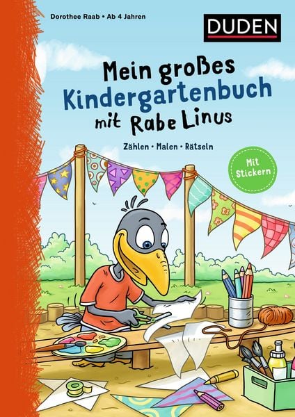 Produktbild: Mein gro&szlig;es Kindergartenbuch mit Rabe Linus