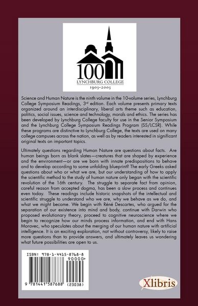 Produktbild: Science and Human Nature