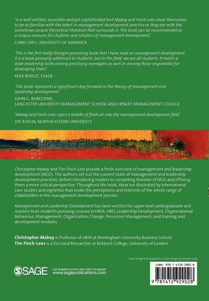 Produktbild: Management and Leadership Development