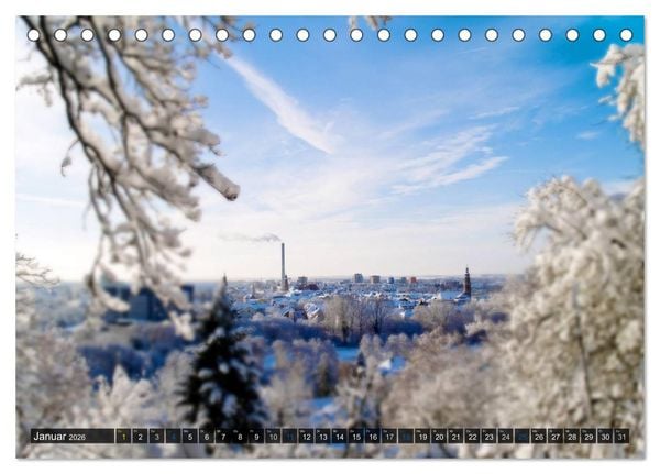 Produktbild: Erlangen von oben (Tischkalender 2026 DIN A5 quer), CALVENDO Monatskalender