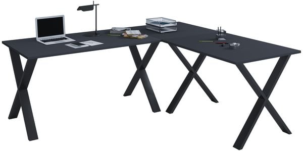 X Schreibtisch Eckschreibtisch L Form 160x130x50