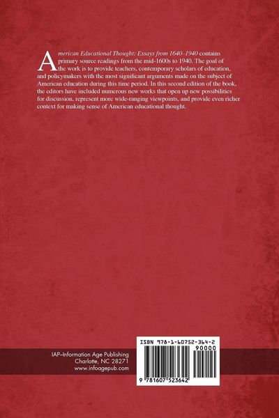 Produktbild: American Educational Thought