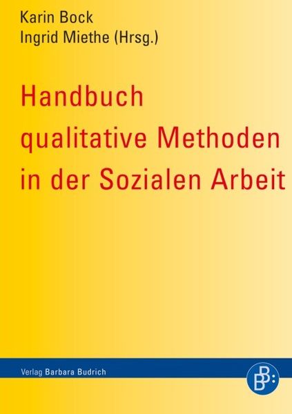 Produktbild: Handbuch qualitative Methoden in der Sozialen Arbeit