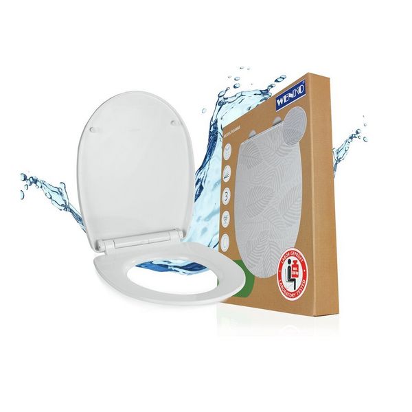 Produktbild: WC-Sitz Mod. Roanne, Toilettensitz mit Absenkautomatik und Relief-Druck
