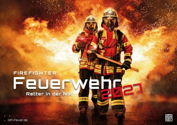 Produktbild: FIREFIGHTER - Retter in der Not - Feuerwehr - 2027 - Kalender DIN A2