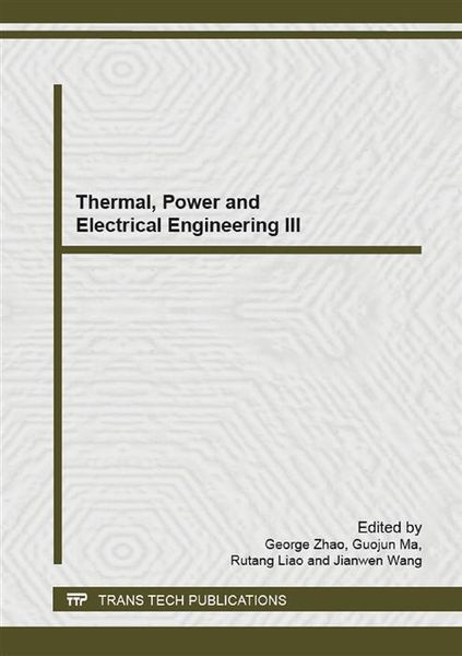 Produktbild: Thermal, Power and Electrical Engineering III