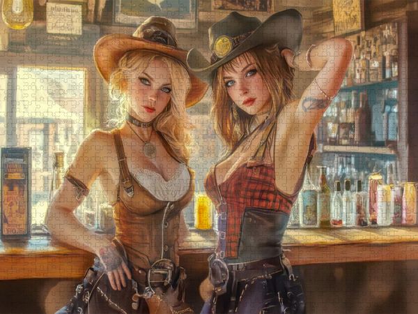 Produktbild: CALVENDO Puzzle Le Far West | 2000 Teile Lege-Gr&ouml;&szlig;e 90x67cm Foto-Puzzle f&uuml;r gl&uuml;ckliche Stunden